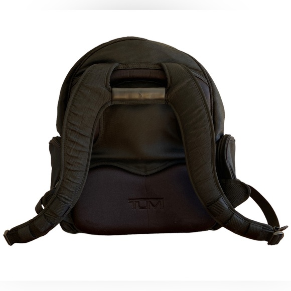 Tumi Bags Tumi T2 Heavy Duty Black Backpack Pre Owned Poshmark